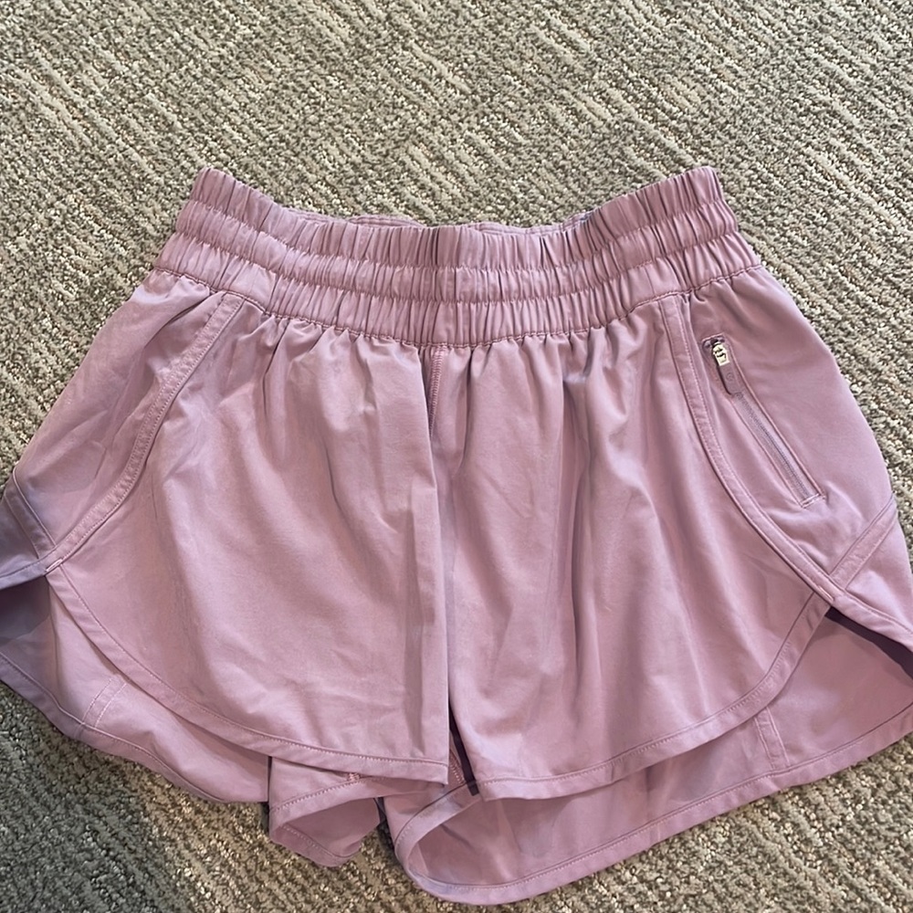 Purple Lululemon shorts
